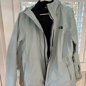 Super warm and waterproof north face shell and insert